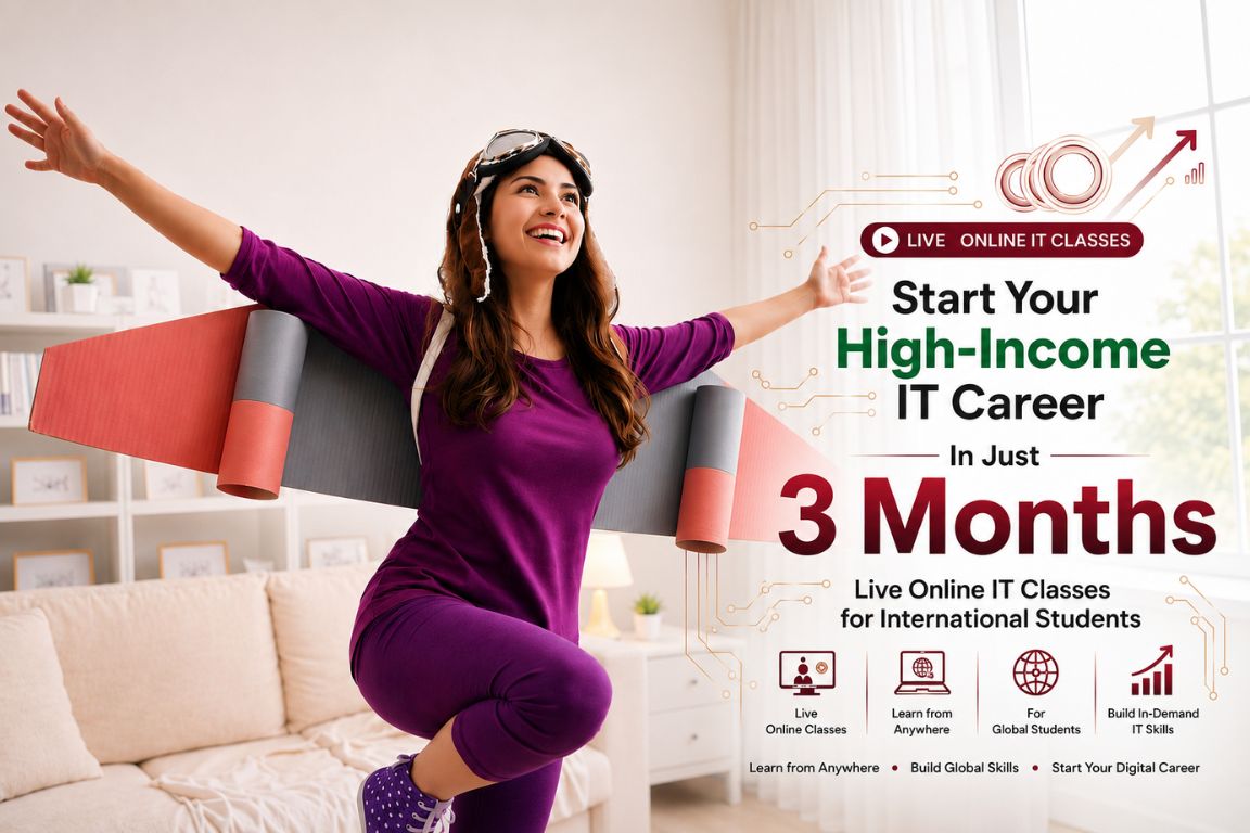Start your high-income IT career with live online IT classes